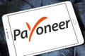 Payoneer electronic bank logo Royalty Free Stock Photo