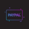 Paypal card icon design