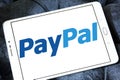Paypal electronic bank logo Royalty Free Stock Photo