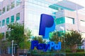 PayPal sign in front of PayPal Holdings headquarters building Royalty Free Stock Photo
