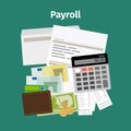 Payroll salary payment concept Royalty Free Stock Photo