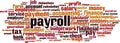 Payroll word cloud