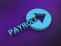 payroll word on purple