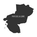 Pays de la Loire - map of region of France