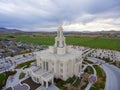 Payson Utah Mormon Temple Royalty Free Stock Photo