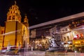 Paz Peace Statue Our Lady Abstract Night Guanajuato Mexico Royalty Free Stock Photo