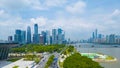 Pazhou West District under construction, Guangzhou Royalty Free Stock Photo