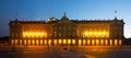 Pazo de Raxoi palace in in Santiago de Compostela