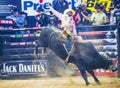 PBR bull riding world finals Royalty Free Stock Photo