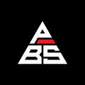 PBS triangle letter logo design with triangle shape. PBS triangle logo design monogram. PBS triangle vector logo template with red Royalty Free Stock Photo