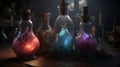 PC Gaming fantasy setting design a magical potion Hyper-r two generative AI