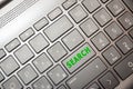 PC key with the green word Search