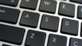 PC keyboard, feature for text typing and editing, typewriter-style device Royalty Free Stock Photo