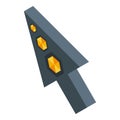 Pc mouse cursor clicking showing internet browsing and online activity