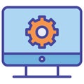 pc preferences Isolated Vector icon which can easily modify or edit Royalty Free Stock Photo