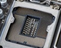 PC Processor  is small chip Royalty Free Stock Photo