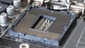 PC Processor  is small chip Royalty Free Stock Photo