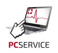 PC repair service - laptop doctor concept