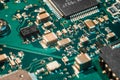 Pcb board semi conductor Royalty Free Stock Photo