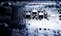 PCB Circuit Closeup Background Royalty Free Stock Photo