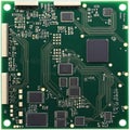 PCB (Printed Circuit Board)  on a white background Royalty Free Stock Photo