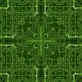 Pcb printed circuit board pattern. motherboard chipset