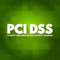 PCI DSS - Payment Card Industry Data Security Standard acronym, IT Security concept background Royalty Free Stock Photo