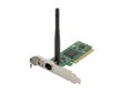 Pci express wireless network adapter card with antenna and ethernet port Royalty Free Stock Photo