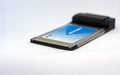 A PCIMCIA card used in the past to connect laptops to the internet Royalty Free Stock Photo