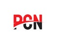 PCN Letter Initial Logo Design Vector Illustration