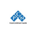 PCN letter logo design on BLACK background. PCN creative initials letter logo concept. PCN letter design