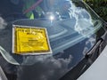 PCN parking ticket fine Royalty Free Stock Photo