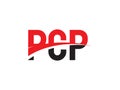 PCP Letter Initial Logo Design Vector Illustration Royalty Free Stock Photo