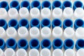 Pcr tube rack in laboratory Royalty Free Stock Photo