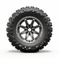 Pctem0099061 Off Road Wheel Design - Highly Realistic Black And White Wheel