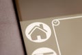 Pda home icon Royalty Free Stock Photo