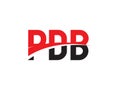PDB Letter Initial Logo Design Vector Illustration