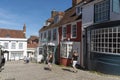 Pdestrian street in Lymington a coastal Hampshire town.