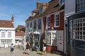 Pdestrian street in Lymington a coastal Hampshire town.