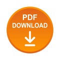 Pdf download button Royalty Free Stock Photo