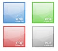 PDF Download Symbol Royalty Free Stock Photo