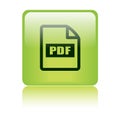 Pdf file format icon Royalty Free Stock Photo