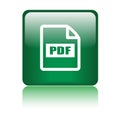 Pdf file format icon Royalty Free Stock Photo