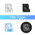 PDF file icon Royalty Free Stock Photo