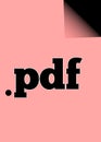 Pdf file Web Icon button And Pdf Vector Template.