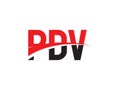 PDV Letter Initial Logo Design Vector Illustration Royalty Free Stock Photo