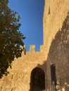 PeÃ±arroya Castle is a fortification located in the municipality of Argamasilla de Alba, Spain Royalty Free Stock Photo