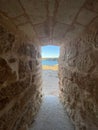 PeÃ±arroya Castle is a fortification located in the municipality of Argamasilla de Alba, Spain Royalty Free Stock Photo