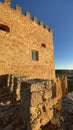 PeÃ±arroya Castle is a fortification located in the municipality of Argamasilla de Alba, Spain Royalty Free Stock Photo