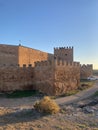 PeÃ±arroya Castle is a fortification located in the municipality of Argamasilla de Alba, Spain Royalty Free Stock Photo